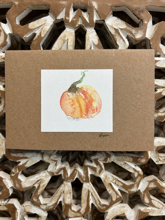 Single Pumpkin- 5 cards